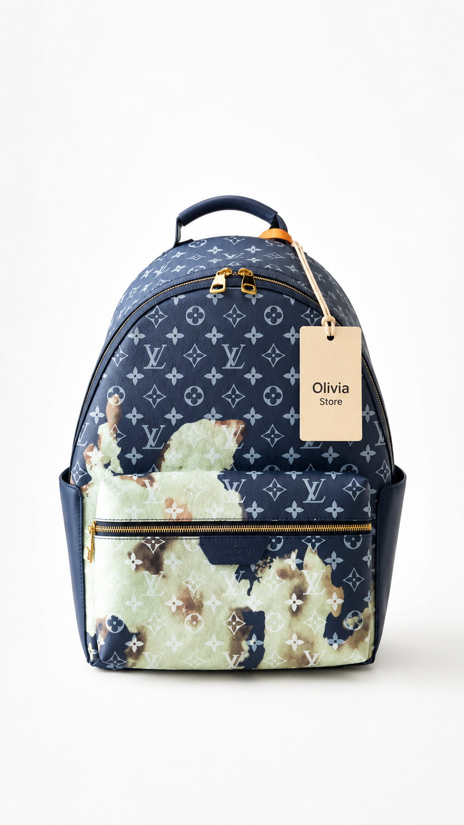 16. Louis Vuitton Mochila Azul