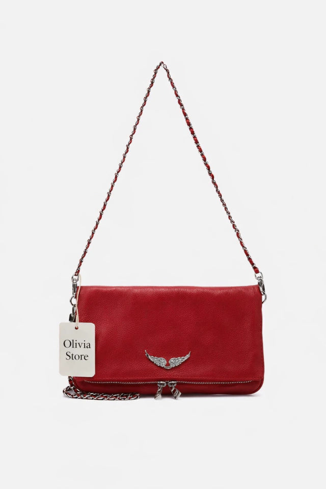 Zadig & Voltaire Red Rock Grained Leather