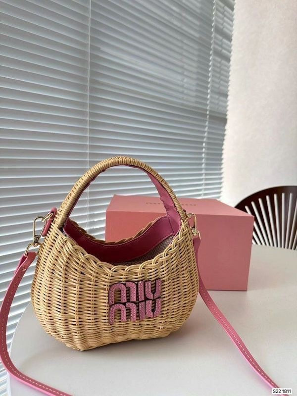 Miu Miu Wander Raffia