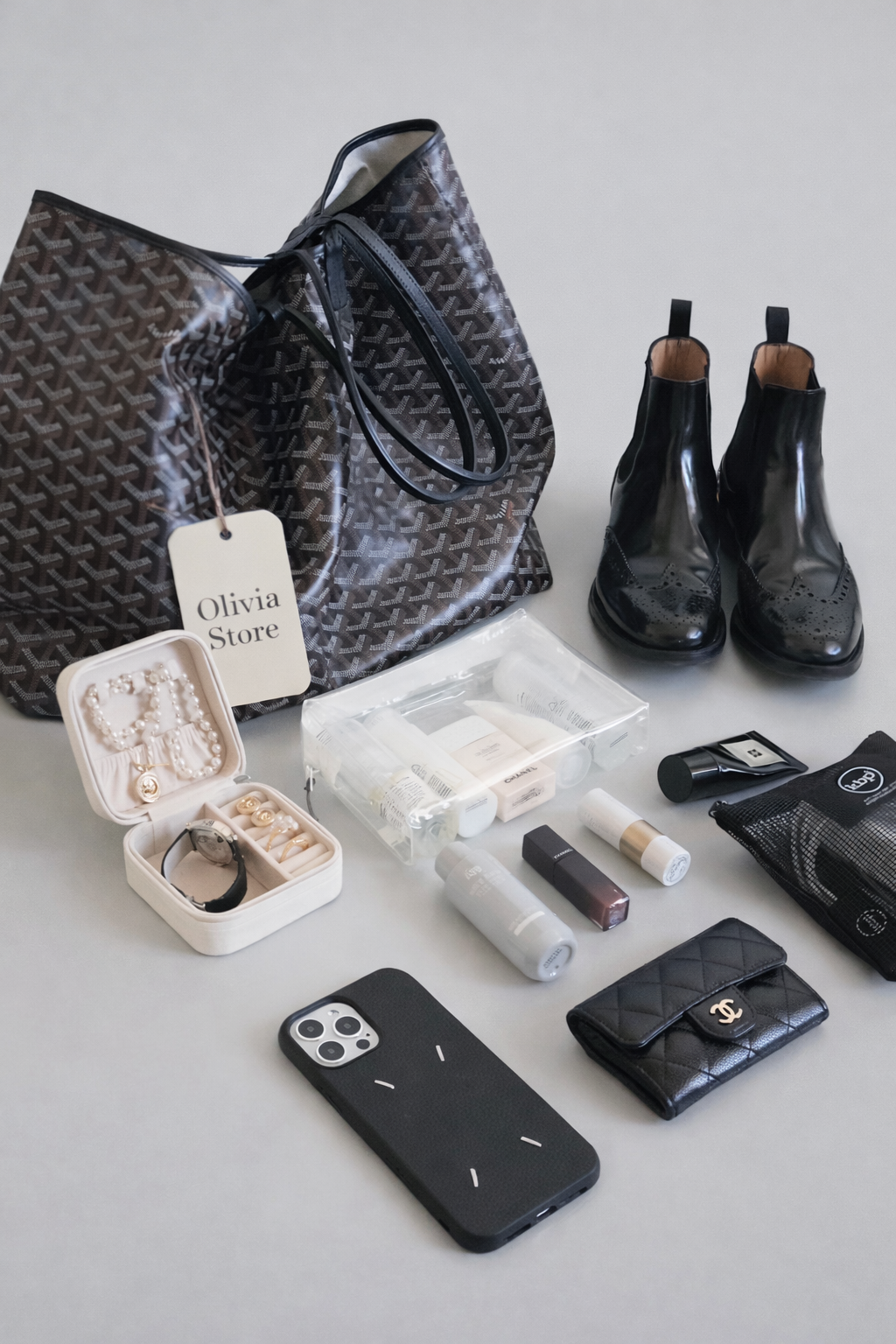 Goyard Tote Black