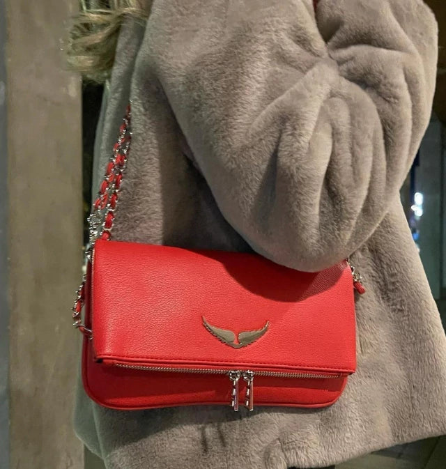 Zadig & Voltaire Red Rock Grained Leather