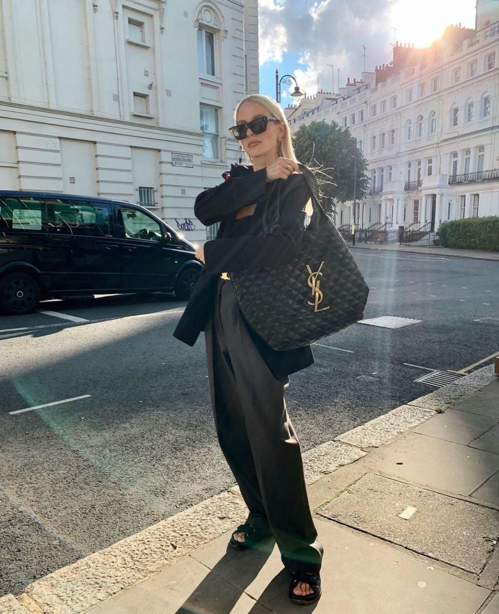 Yves Saint Laurent Maxi Bolso Black