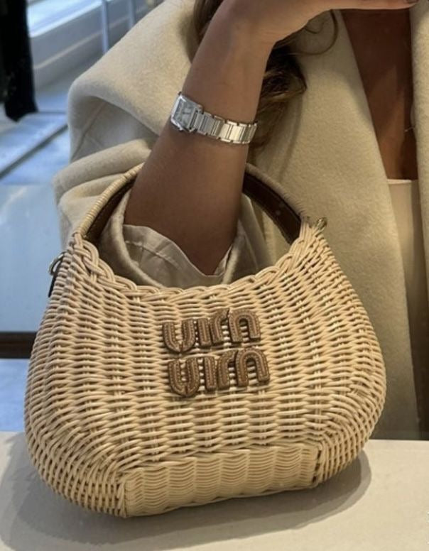 Miu Miu Wander Raffia