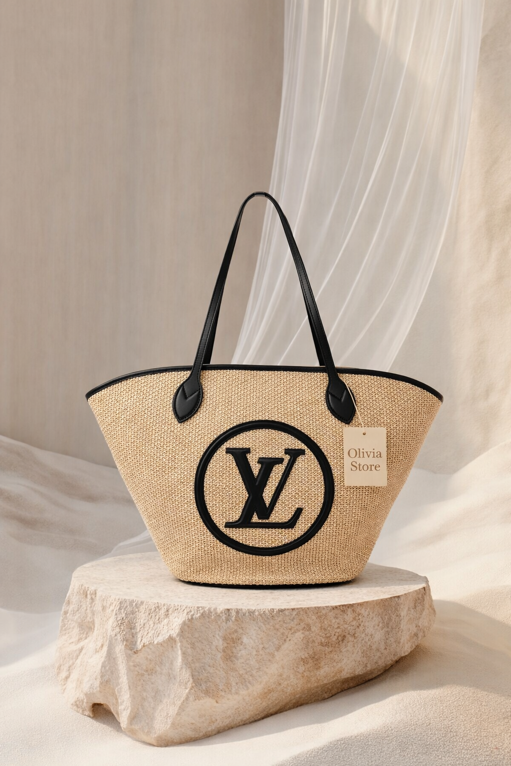 Louis Vuitton Raffia Jaques Bag
