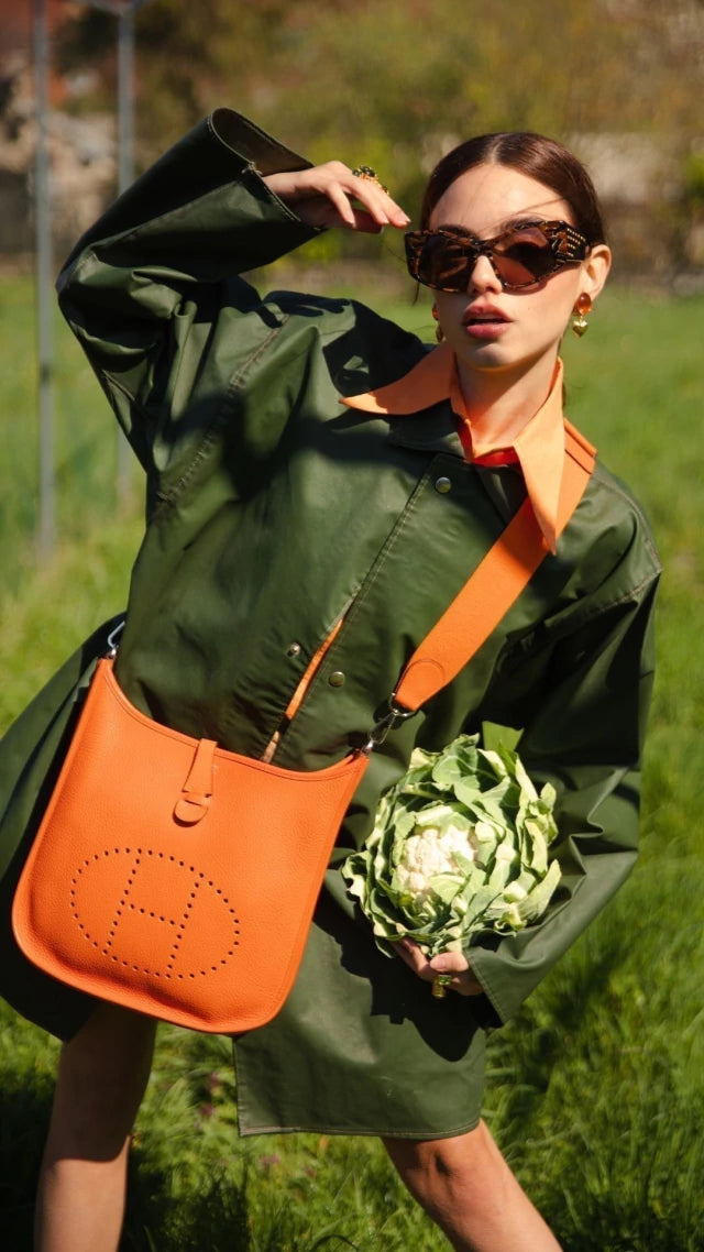 Hermès Evelyne Orange