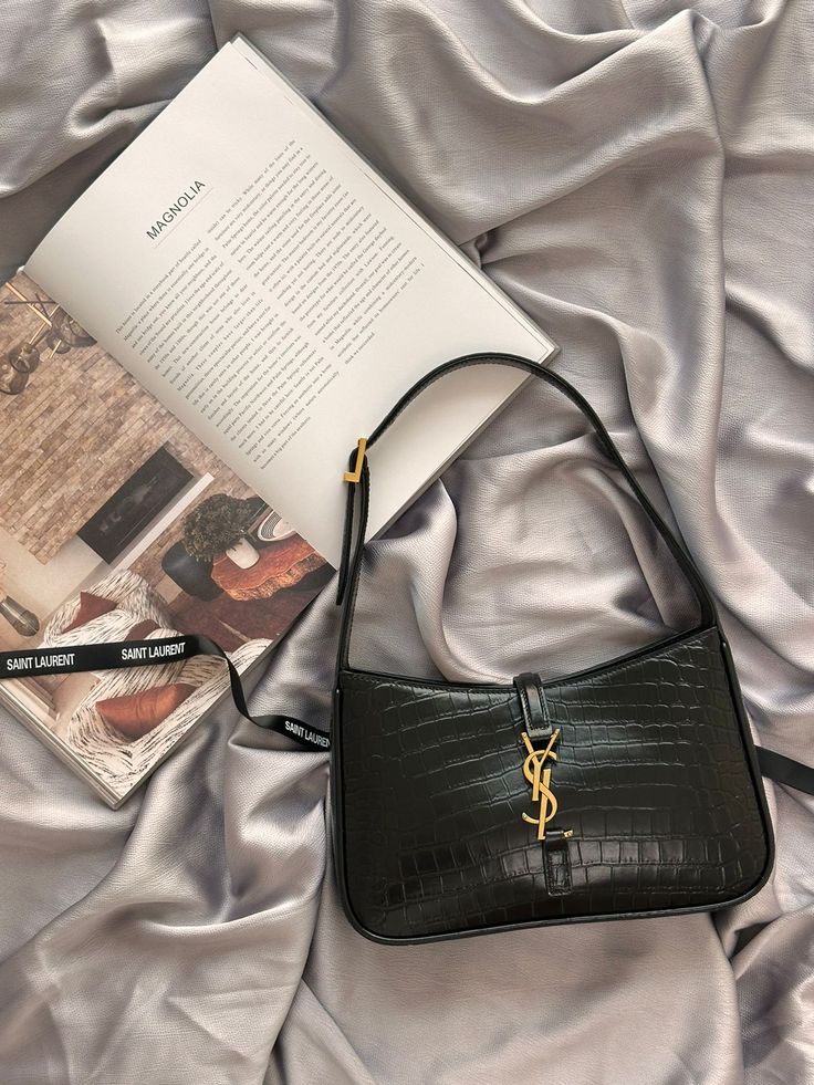 Yves Saint Laurent Hobo Crocco