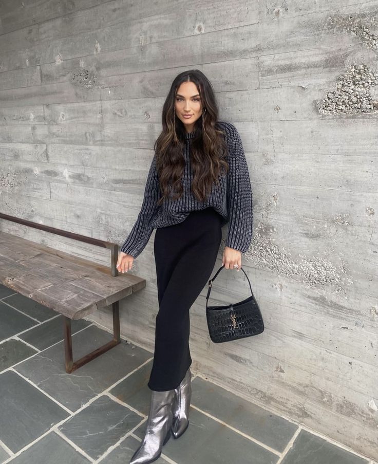 Yves Saint Laurent Hobo Crocco
