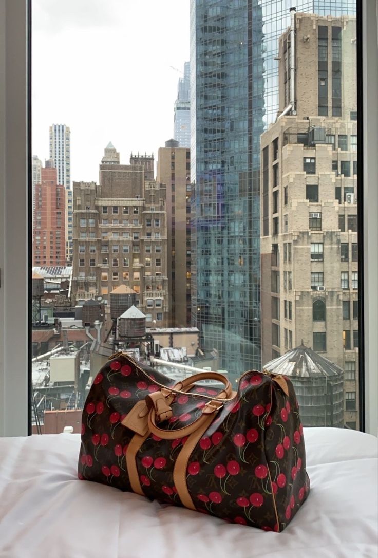Louis Vuitton Keepall Cherry