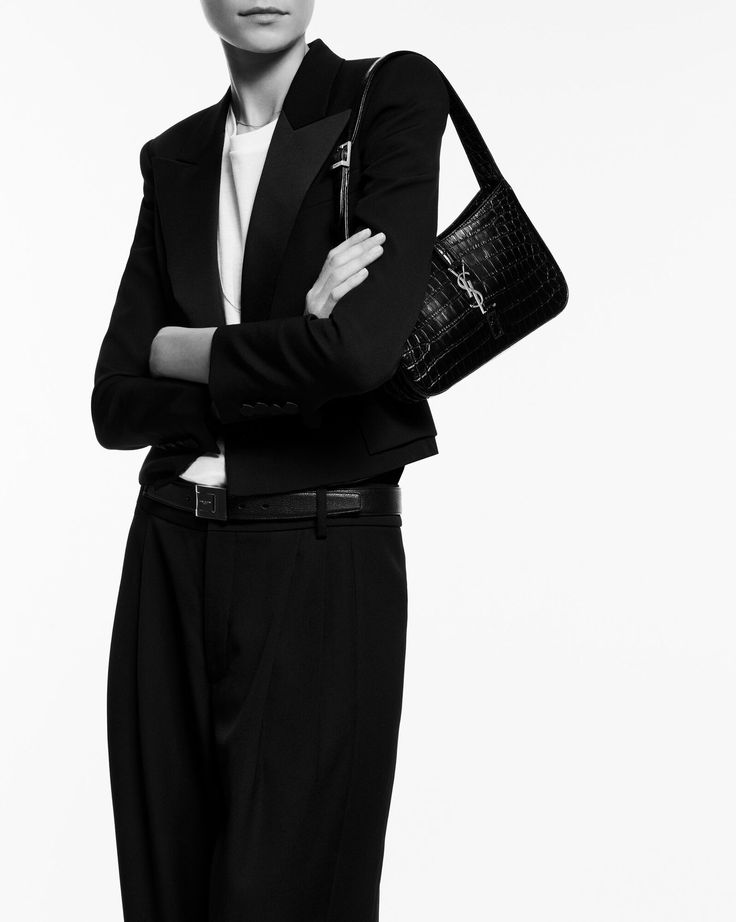Yves Saint Laurent Hobo Crocco