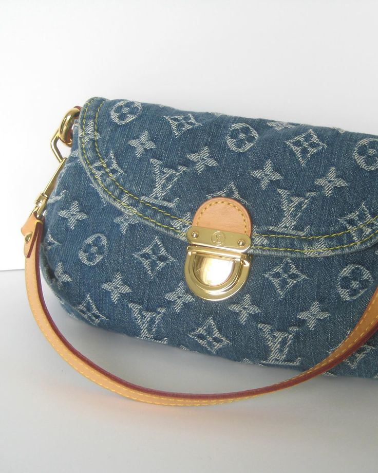 Louis Vuitton Denim Pleaty Pochette