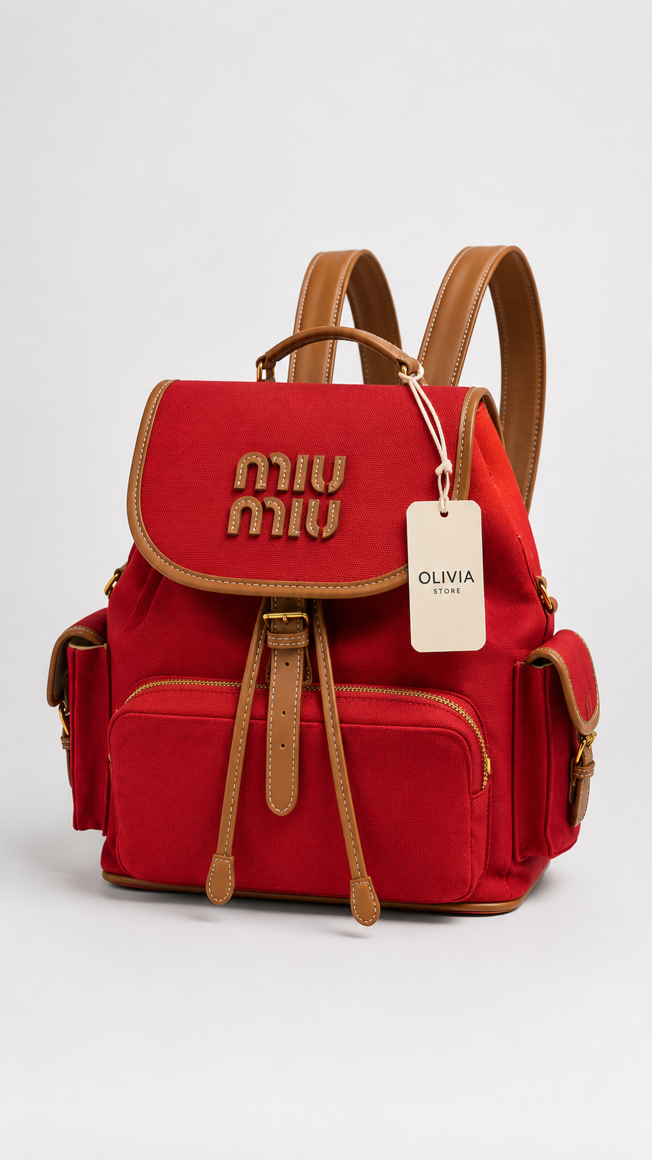 6. Miu Miu Mochila Roja