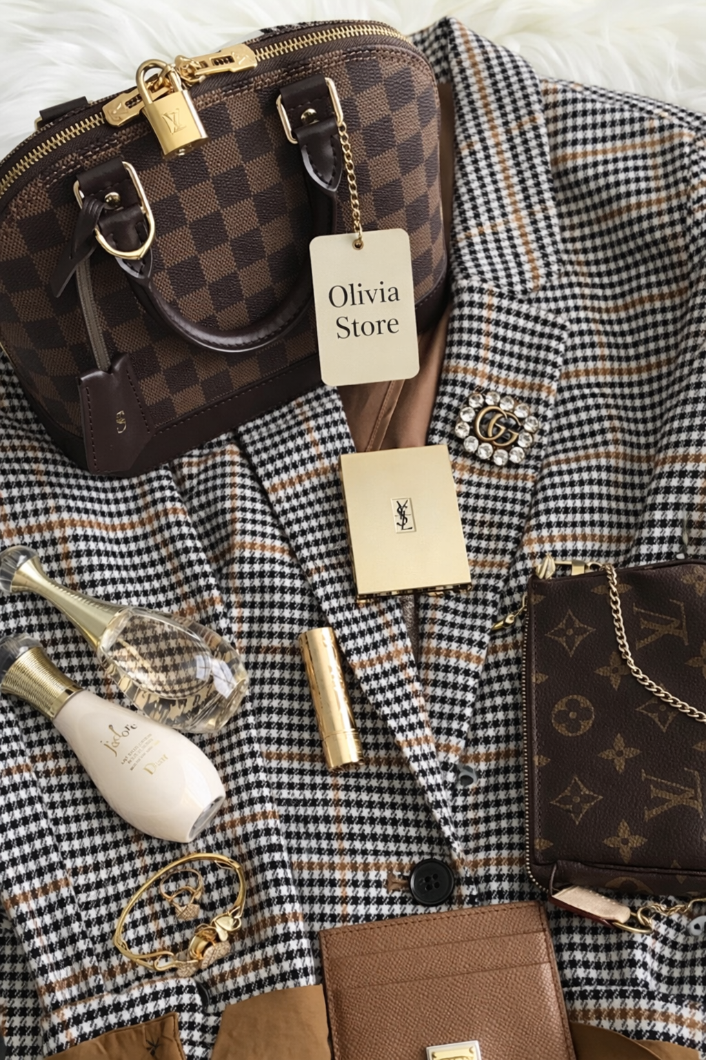 Louis Vuitton Mini Alma Brown