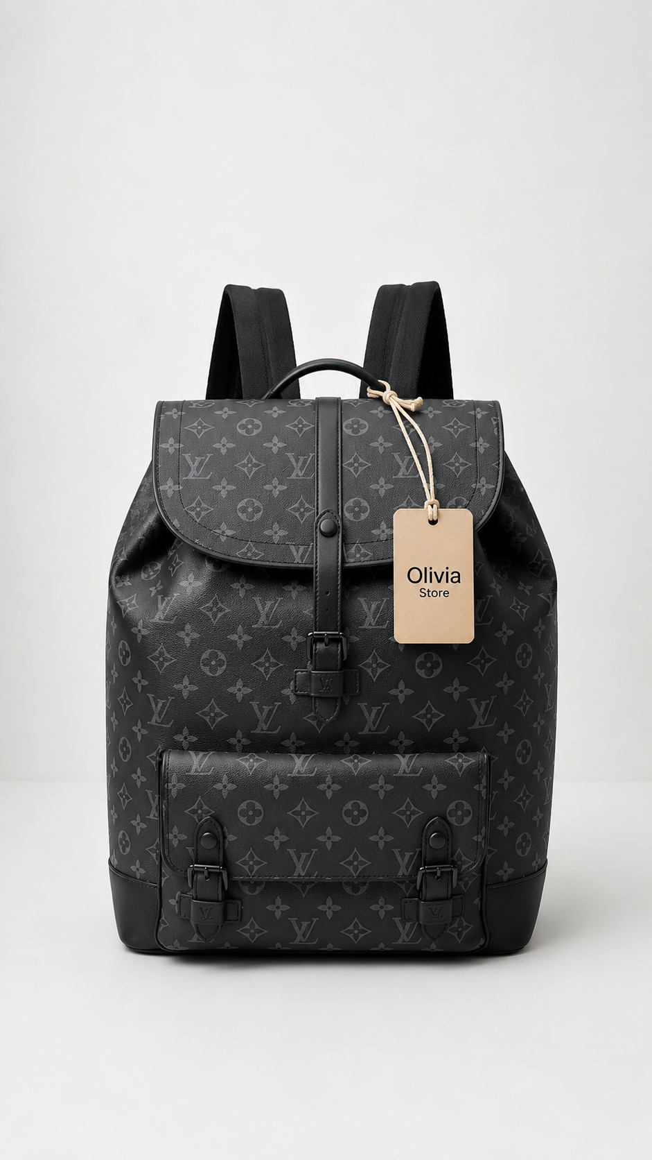 4. Louis Vuitton Mochila Gris Oscuro