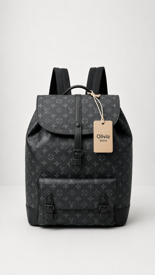 4. Louis Vuitton Mochila Gris Oscuro